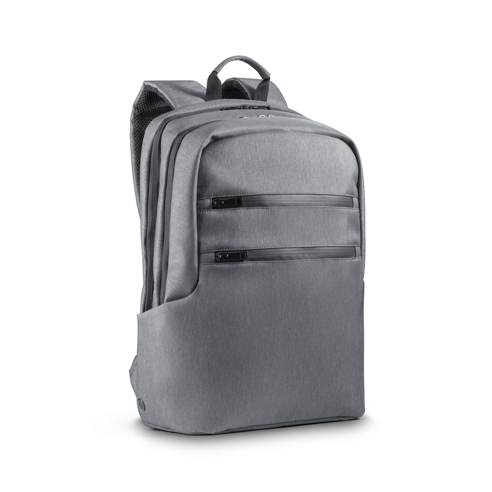 Sac à dos promotionnel 17" - BROOKLYN Gris clair